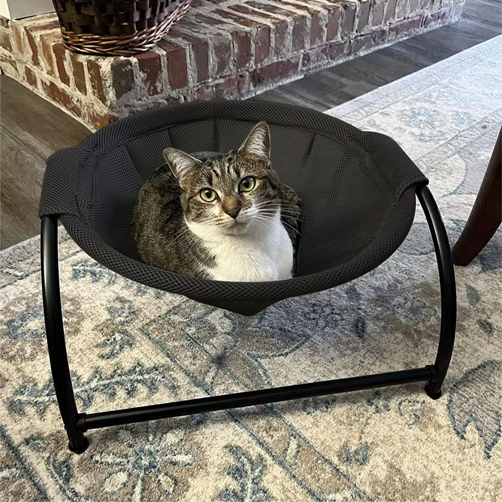 PETSWOL Elevated Cat Bed Dog Bed Pet Hammock Bed