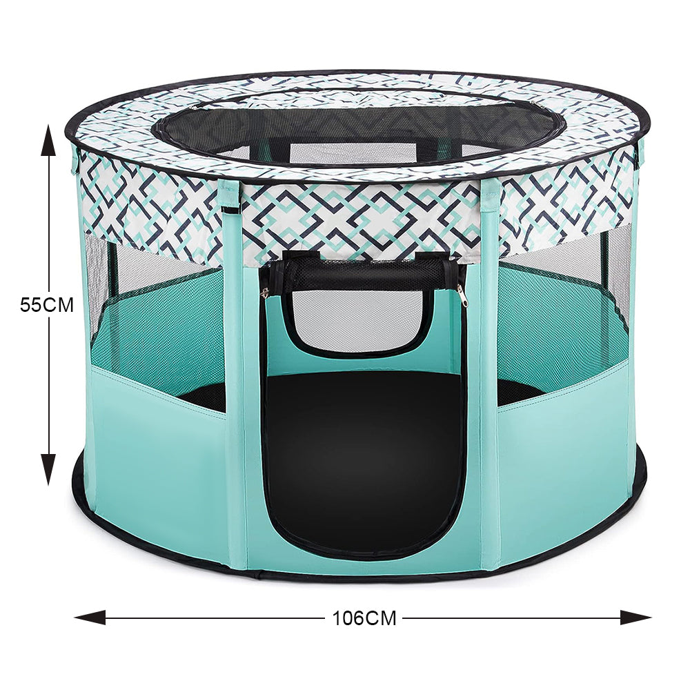 PETSWOL Portable Pet Playpen - Spacious Exercise Kennel Tent