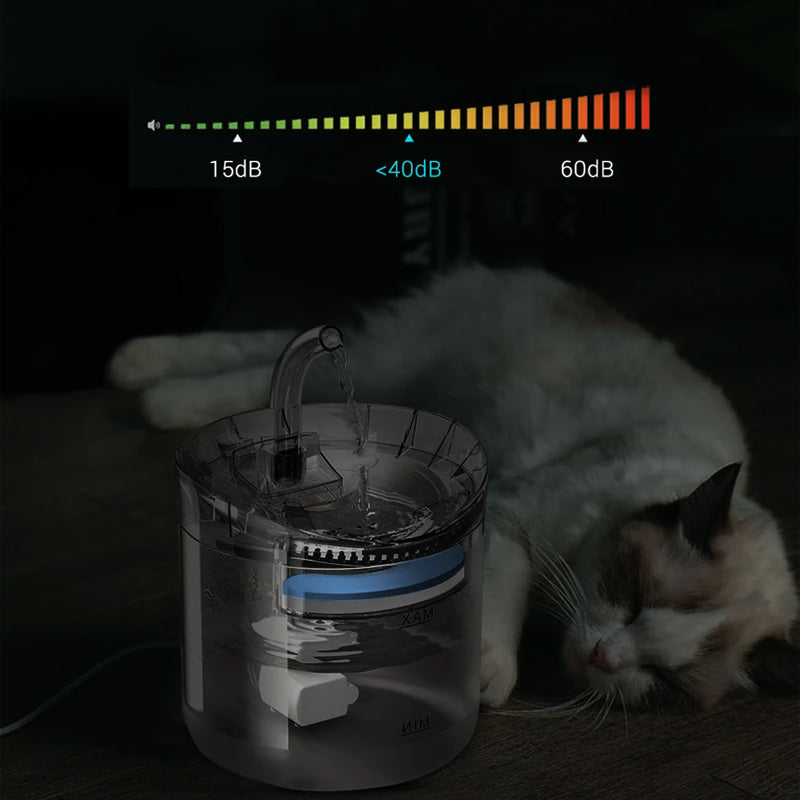 Electric Pet Automatic Sensor Water Fountain with AU Plug - Optional Filters