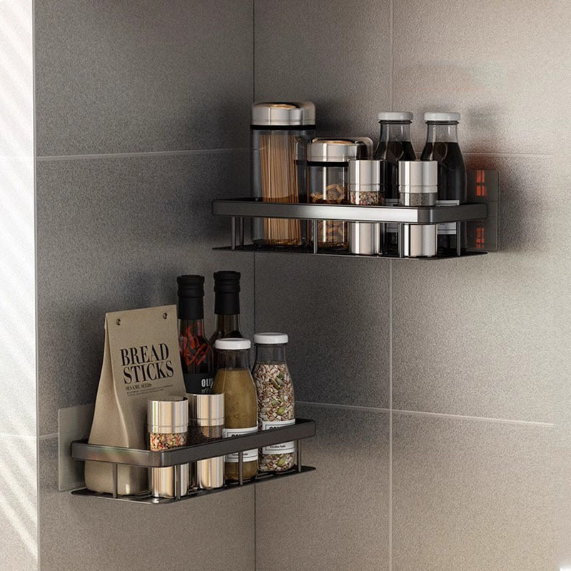 Wall Mount No Drilling Adhesive Bathroom Shelves Basket Inside Shower