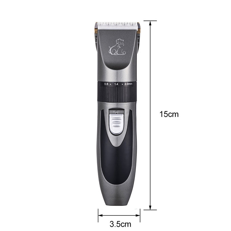 Electric Pet Hair Clipper Cordless Grooming Tool with Limit Combs - USB Charging