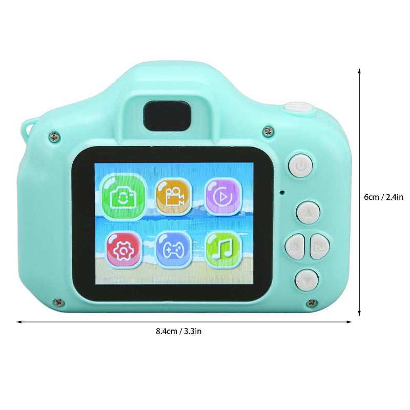 HD 1080P Mini Digital Kids Camera with 32GB SD Card - USB Rechargeable