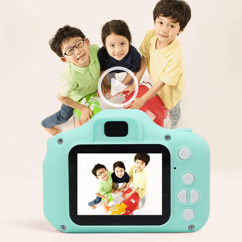 HD 1080P Mini Digital Kids Camera with 32GB SD Card - USB Rechargeable