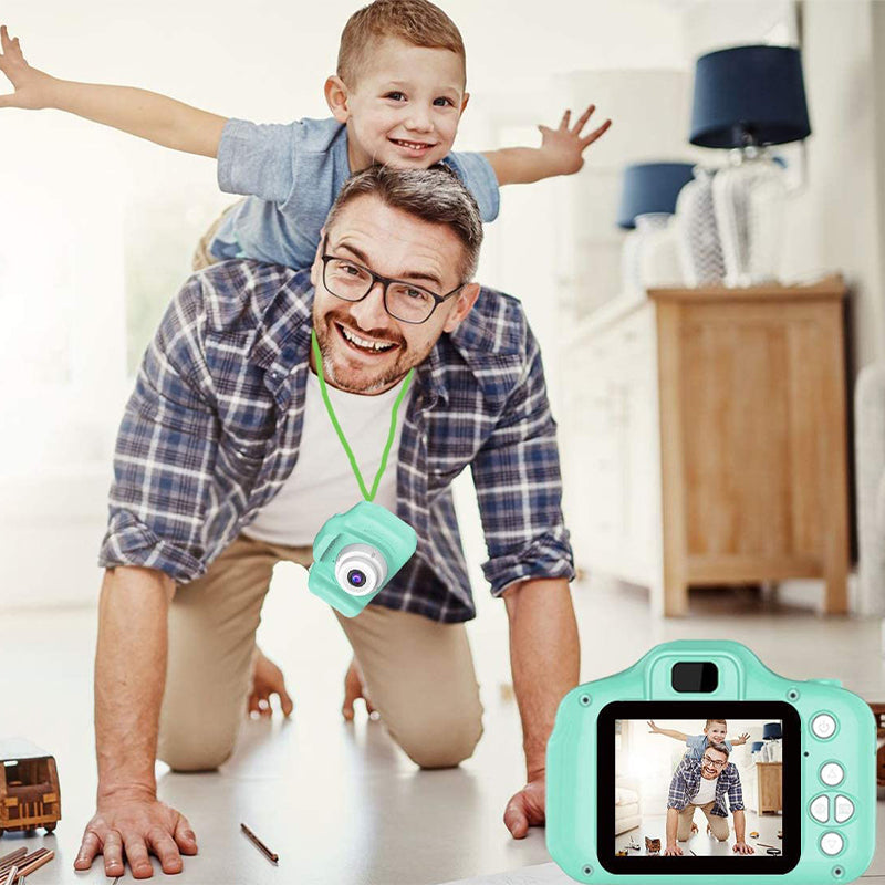 HD 1080P Mini Digital Kids Camera with 32GB SD Card - USB Rechargeable