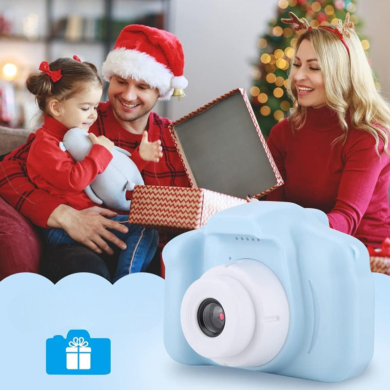 HD 1080P Mini Digital Kids Camera with 32GB SD Card - USB Rechargeable