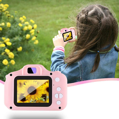 HD 1080P Mini Digital Kids Camera with 32GB SD Card - USB Rechargeable