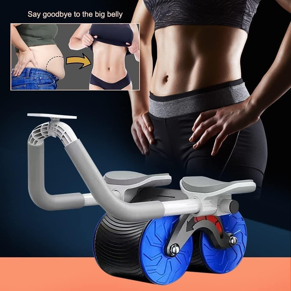 Automatic Rebound Abdominal Wheel with Elbow Support