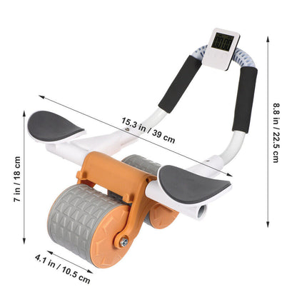 Automatic Rebound Abdominal Wheel with Elbow Support