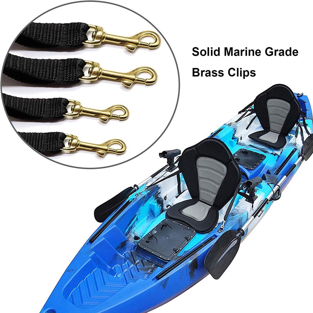 Kayak Back Support Seat Padded with Detachable Storage Bag