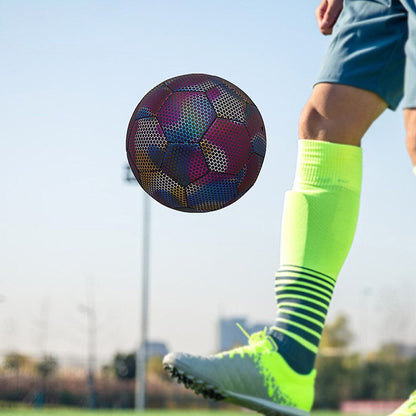 Luminous Reflective Soccer Ball for Night Training Glow Football for Students