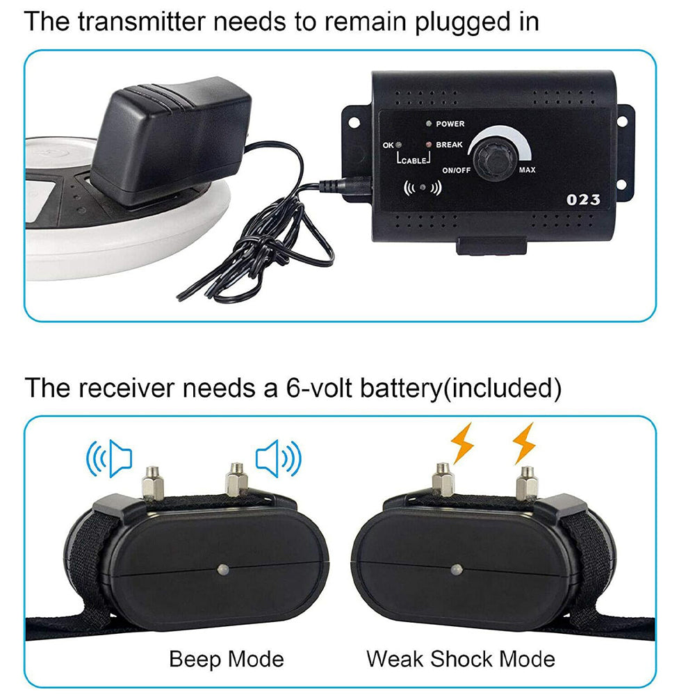 Underground Electric Dog Fence Pet Containment System Shock Collar