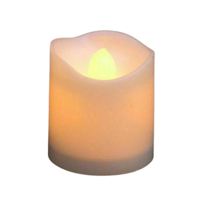 Flameless LED Warm White Tealight Candles Battery-Powered