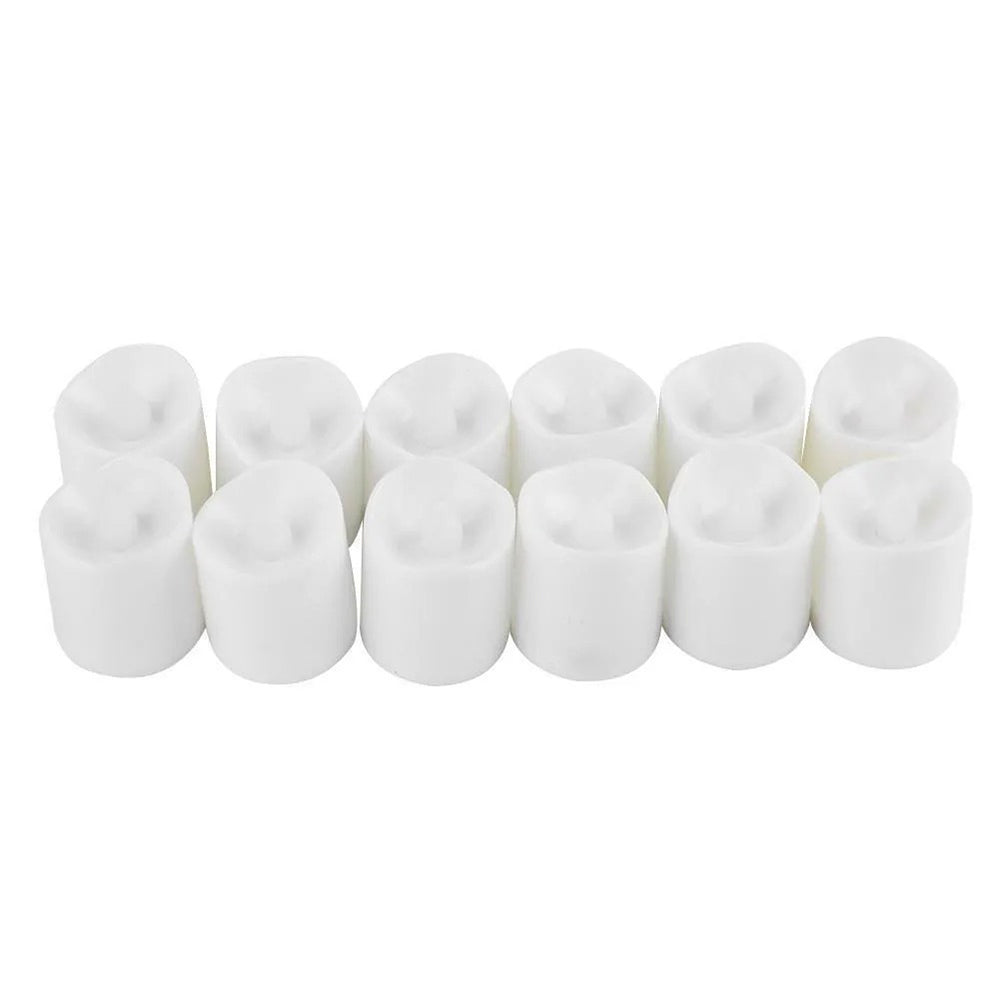 Flameless LED Warm White Tealight Candles Battery-Powered