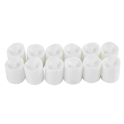 Flameless LED Warm White Tealight Candles Battery-Powered