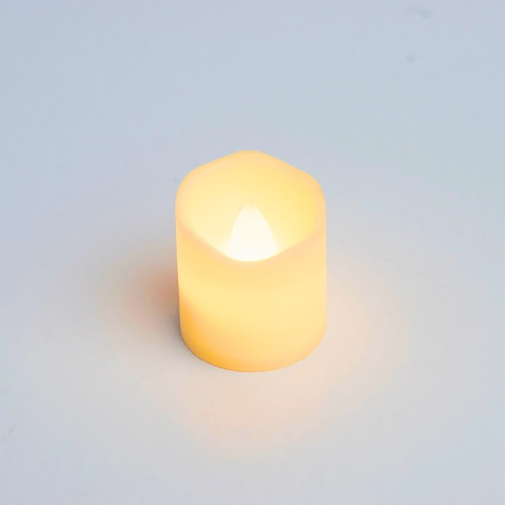 Flameless LED Warm White Tealight Candles Battery-Powered