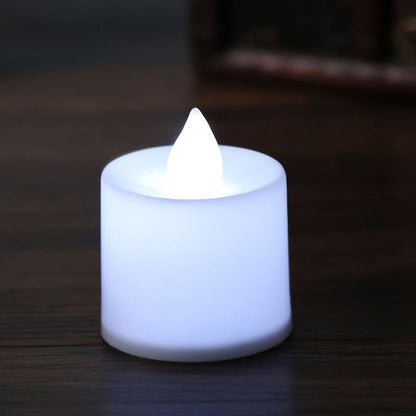 LED Flameless Tea Light Candles Cool White for Wedding Decoration Battery-Powered