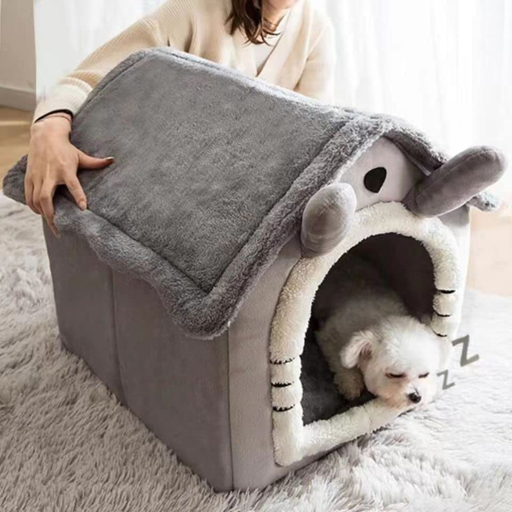 Removable and Washable Foldable Pet Sleeping Bed