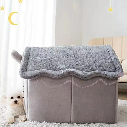 Removable and Washable Foldable Pet Sleeping Bed