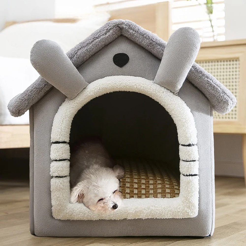 Removable and Washable Foldable Pet Sleeping Bed