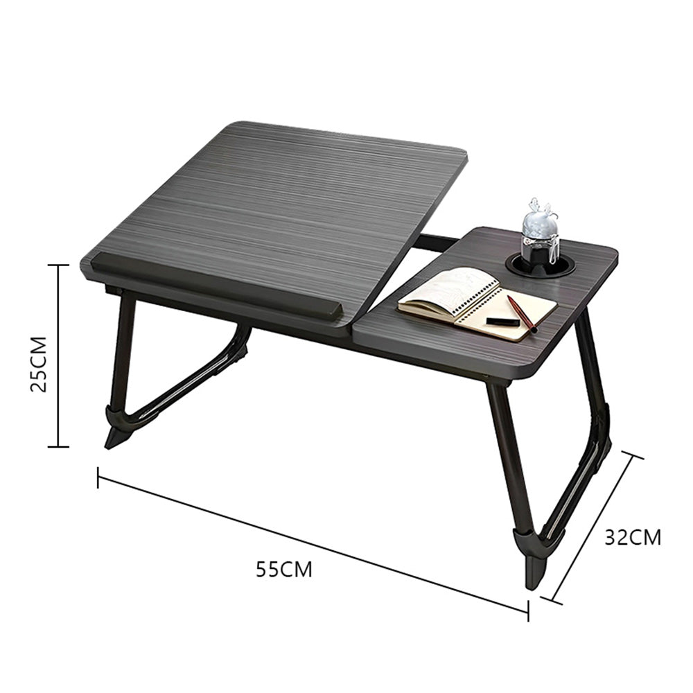 COMFEYA Adjustable Laptop Desk for Bed or Couch - Ergonomic Lap Desk with Cup Holder_1