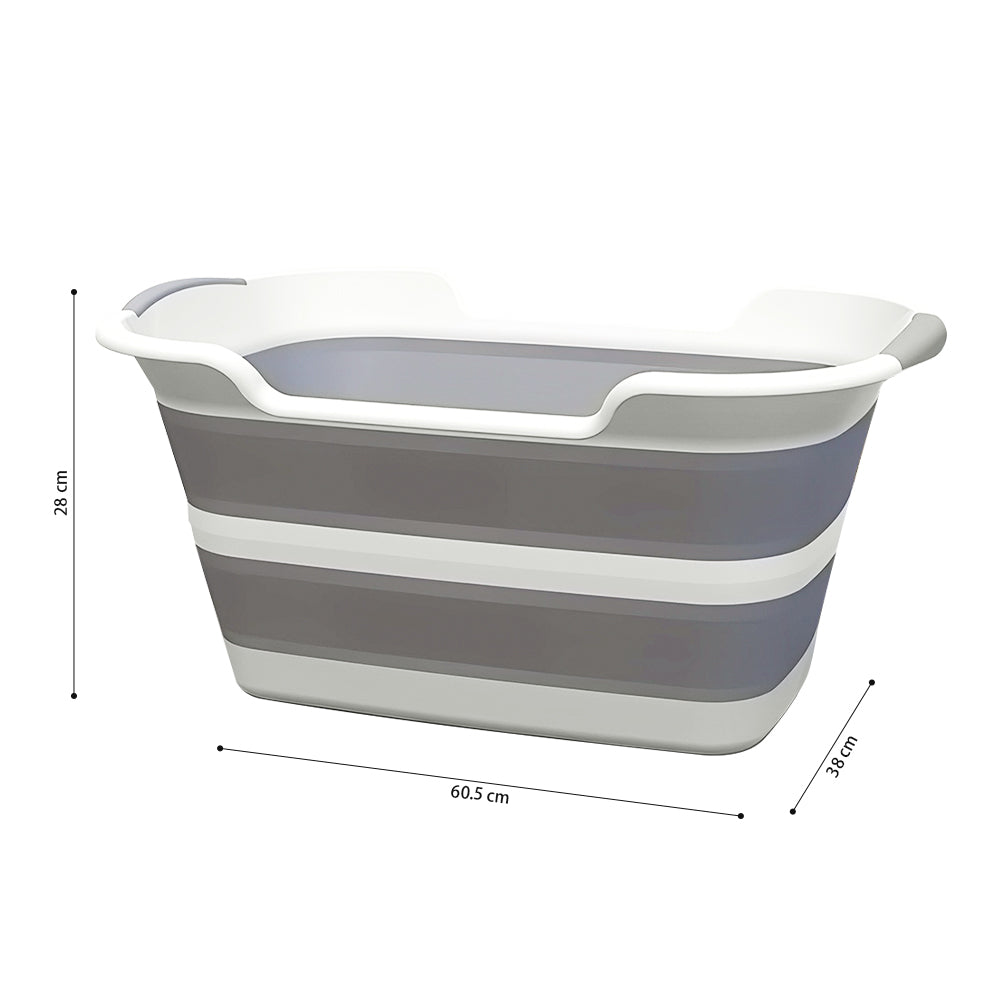 PETSWOL Collapsible Pet Bathtub with Water Drain Plug