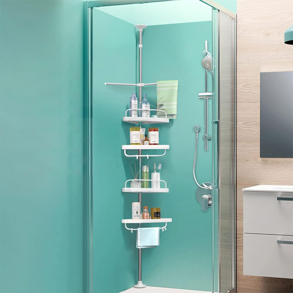 STORFEX 4 Layer Corner Shower Caddy, Adjustable Shower Shelf_3