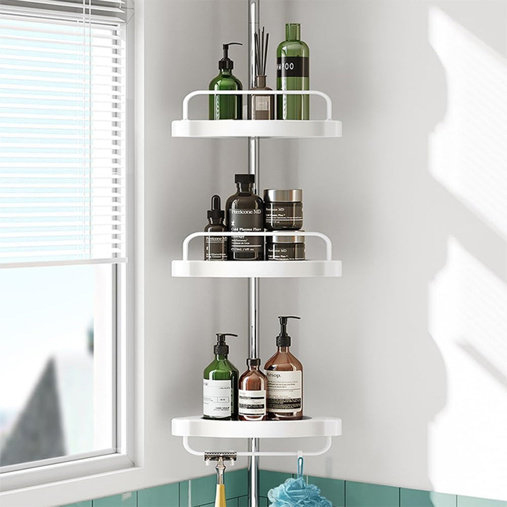 STORFEX 4 Layer Corner Shower Caddy, Adjustable Shower Shelf_5