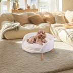 Pet Sofa Bed Raised Cat Chair with Removable Cushion