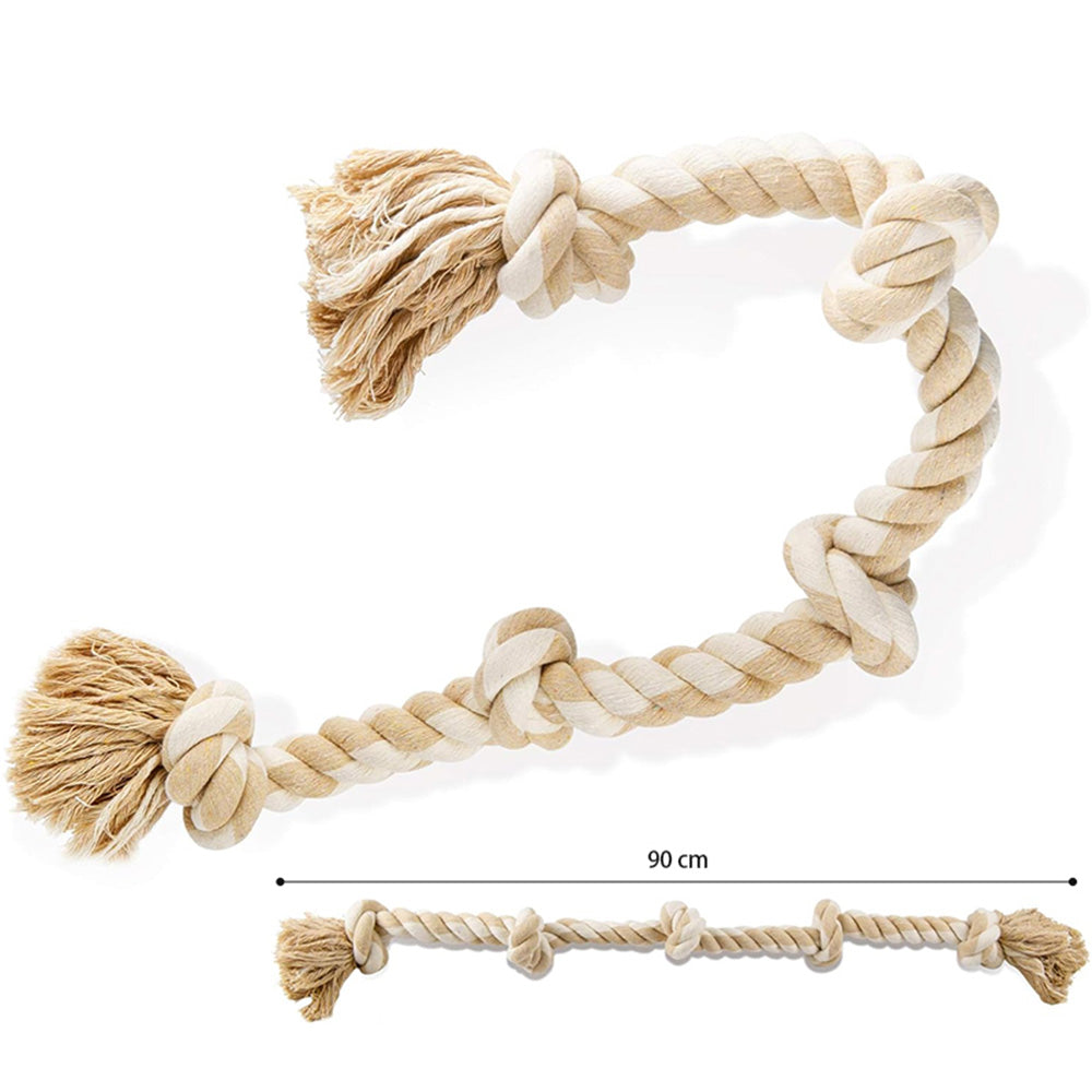 PETSWOL Dog Rope Toy for Dogs Who Love to Chew | Safe and Durable for Large and Medium Dogs_3