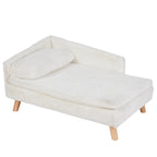 Elevated Pet Bed Nordic Pet Stool Bed with Waterproof Cozy Pad