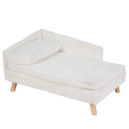 Elevated Pet Bed Nordic Pet Stool Bed with Waterproof Cozy Pad