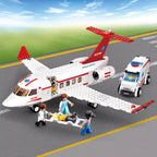 City Cargo Aircraft Educational Building Blocks Toy for Children