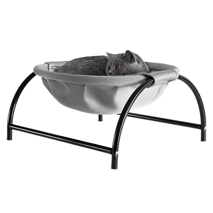 PETSWOL Elevated Cat Bed Dog Bed Pet Hammock Bed