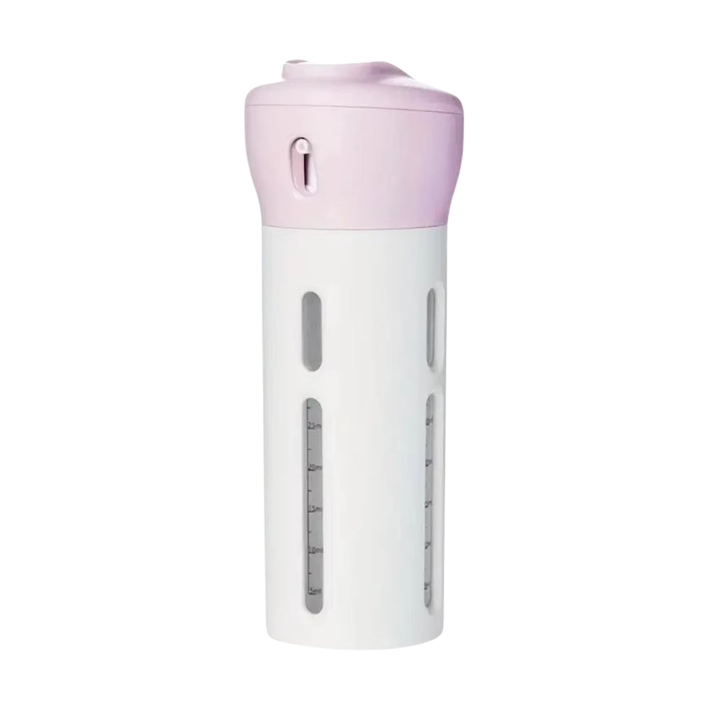 4 in 1 Portable Refillable Travel Liquid Dispenser Bottle for Shampoo Lotion and Perfume