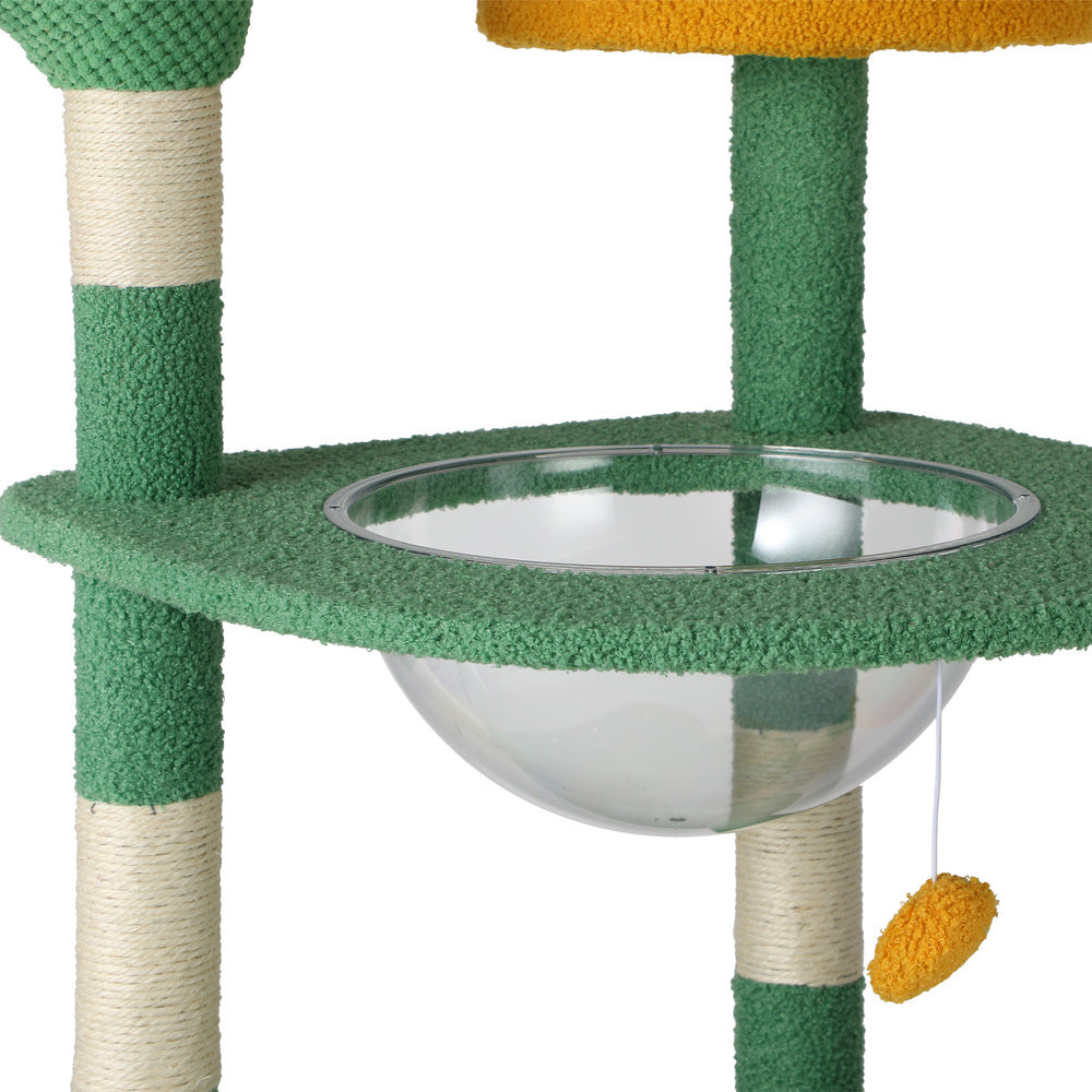Cat Tree Tower Scratching Post Pet Condo  130cm
