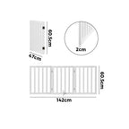 Wooden Dog Fence Pet Gate 3 Panels