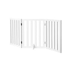 Wooden Dog Fence Pet Gate 3 Panels