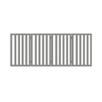 Grey Wooden Pet Gate Dog Fence with 4 Panels 80cm