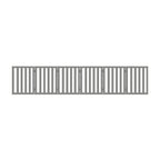 Grey Wooden Pet Gate Safety Stair Barrier with 6 Panels