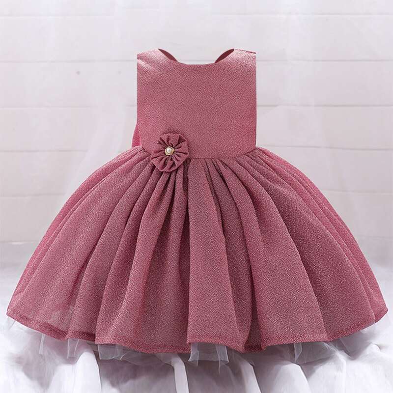 Lace Tulle Princess TUTU Girl Dress, Bridesmaid Fairy Dress, Big Bow children Dresses, Formal Ball Gown For Girl Child, Party Prom Dress