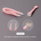 2 Pcs Hridz Portable Contact Lens Stick Tool Case Set Inserter Remover + Tweezer