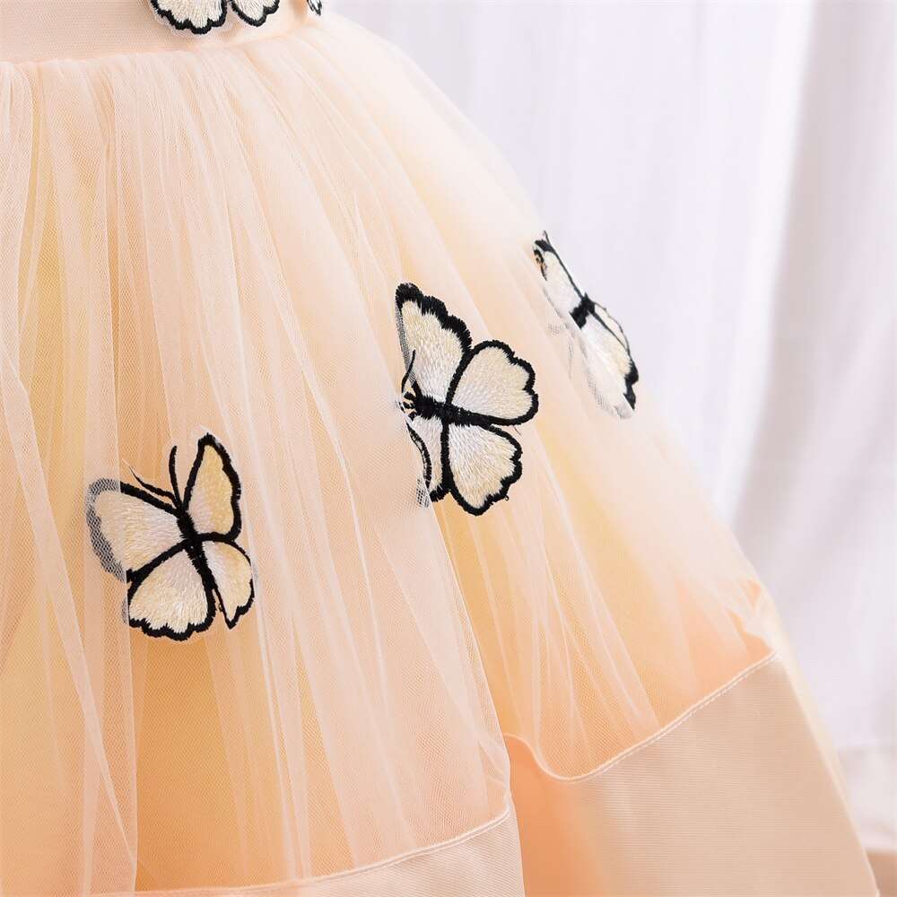 Enchanting Butterfly Kids Party Dresses | Butterfly Princess Dress & Flower Girl Tutu Dresses for Girls