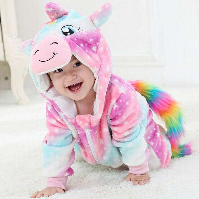 Boys and Girls bodysuit, Baby Rompers, Winter Costume, Cosplay Costume, animal Costumes, Kids Overall Animals monkey Unicorn tiger