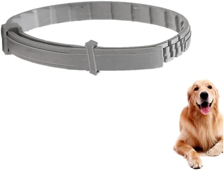 Flea Collar for Dogs 8 Months Natural Flea & tick Control for Dogs Tick Collar Dog Protection – Adjustable Dog Flea Collar for Medium to Large puppy