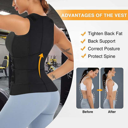 Posture Corrector Women Shoulder Brace Back Support Strap Belt Adjustable by HRIDZ