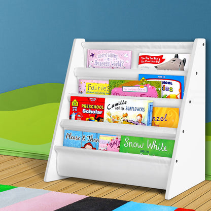 Keezi Kids Bookshelf Shelf Children Bookcase Magazine Rack Organiser Display