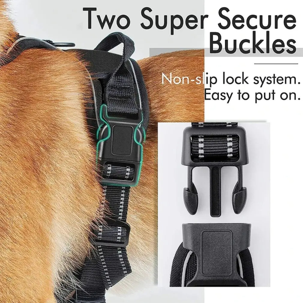 PawfectFriend No-Pull Dog Harness Vest with Leash Adjustable Outdoor Handle Puppy Pet