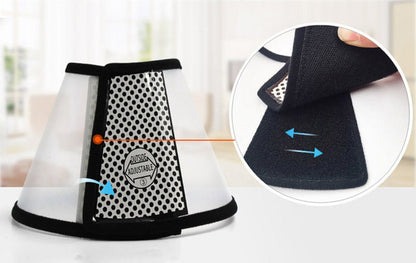 PawfectFriend Pet Protective Collar For Small Large Dogs Anti Bite Grasping Licking Recovery Cone