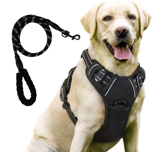 PawfectFriend No-Pull Dog Harness Vest with Leash Adjustable Outdoor Handle Puppy Pet