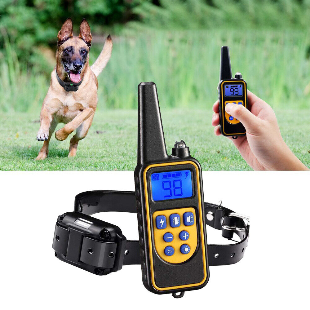 Pawfectfriend Dog Training E-Collar Anti-Bark Remote Sound Vibration Zap 800m Range